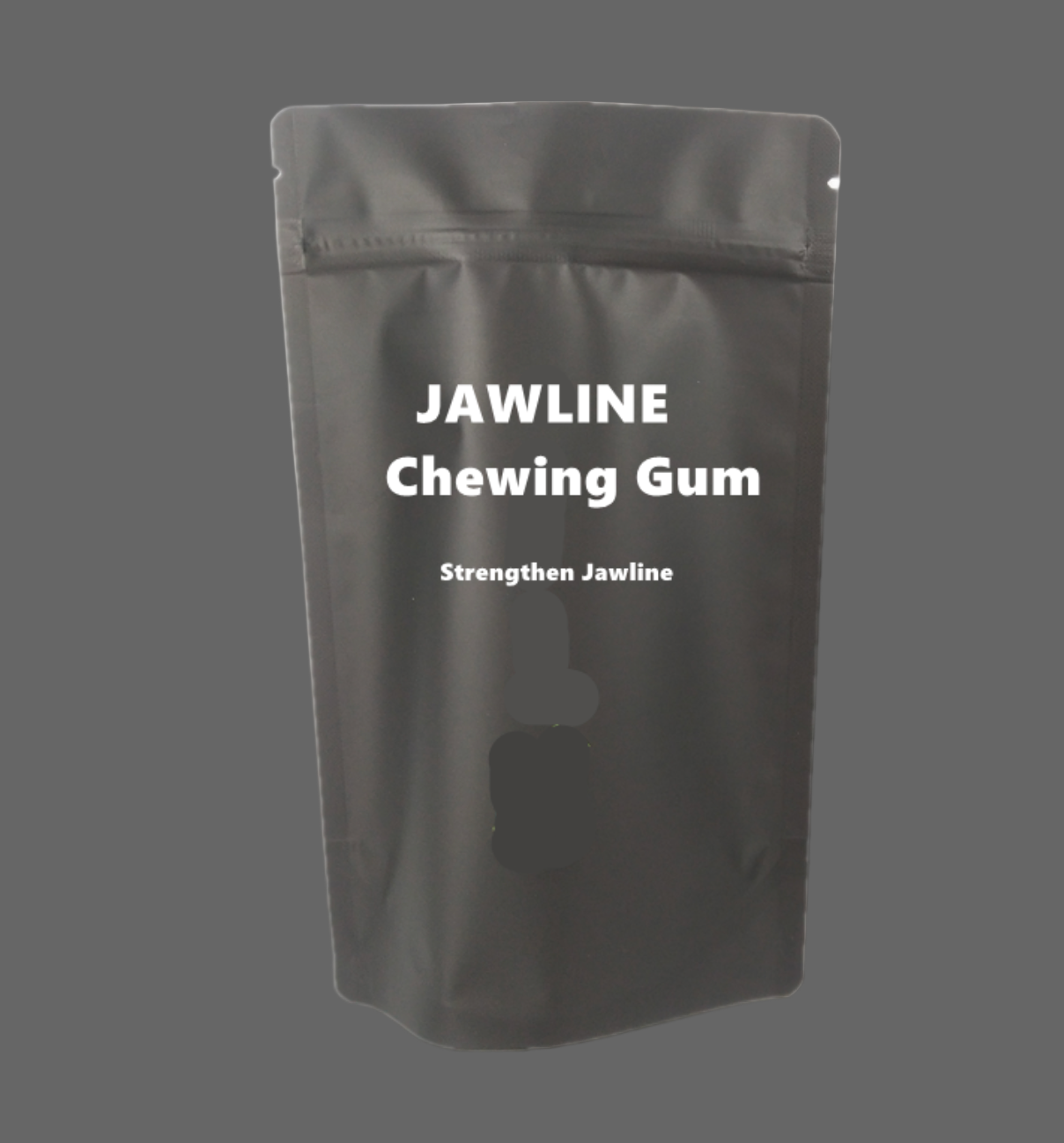 Chewing-gum jawline